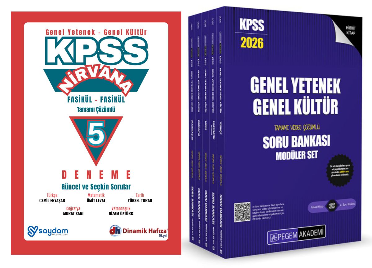 KPSS Soru Bankaları ve Denemeler
