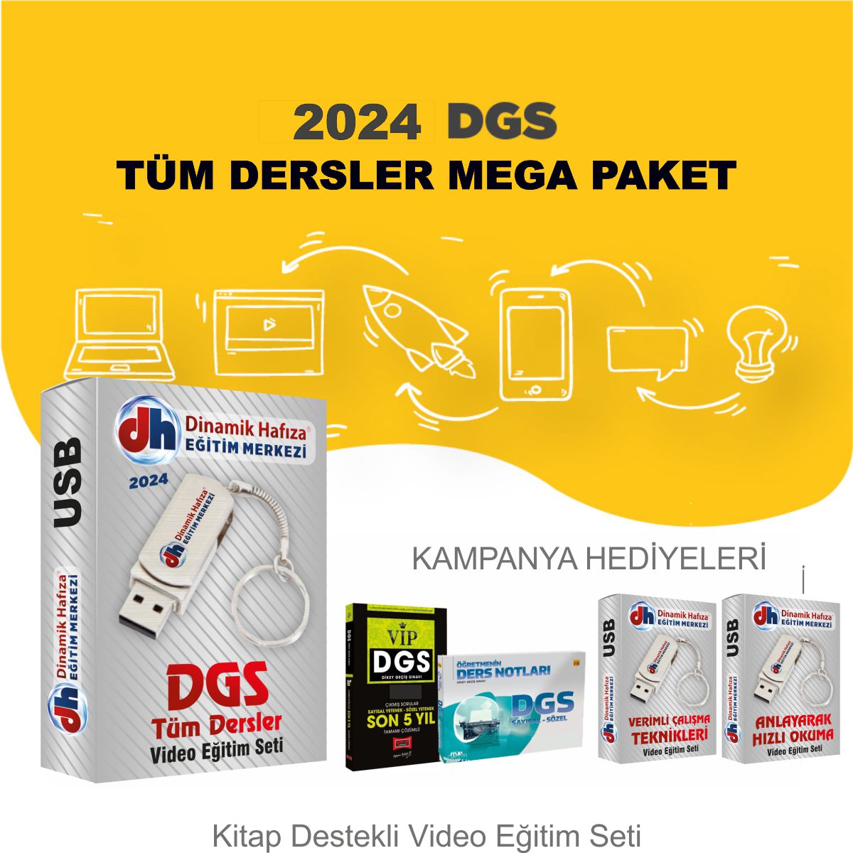 2024 DGS Tüm Dersler Mega Paket - 