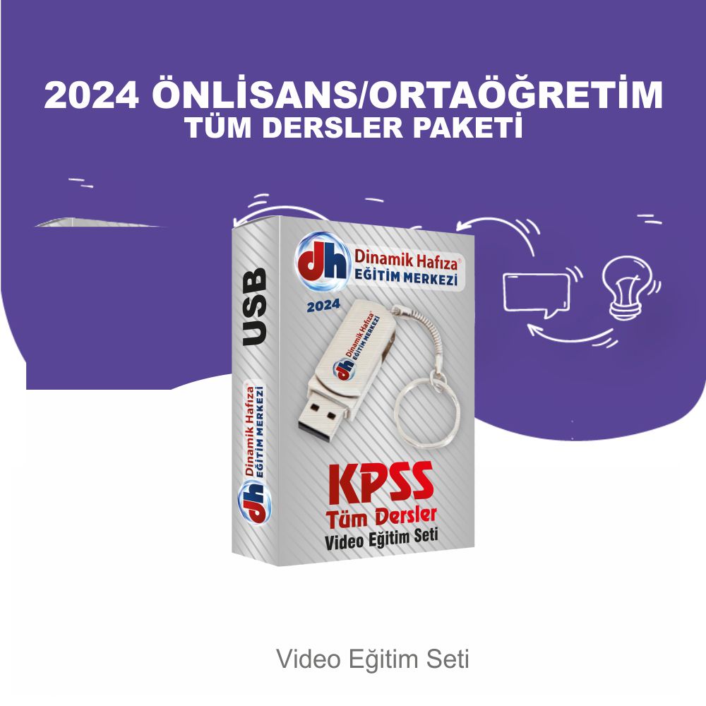2024 KPSS Ortaöğretim/Önlisans  Paketi
